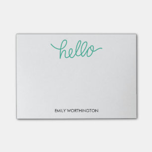 Hallo Beschriftung kundenspezifische Posten-it® Post-it Klebezettel