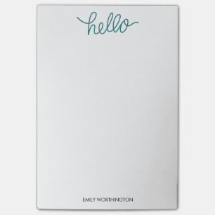 Hallo Beschriftung kundenspezifische Posten-it® Post-it Klebezettel