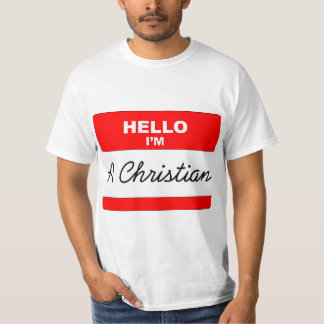 Hallo bin ich ein christliches T-Shirt