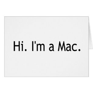 Hallo bin ich ein Mac