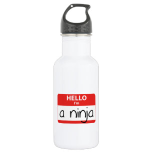 Hallo bin ich ein Ninja Trinkflasche