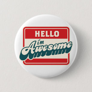 Hallo bin ich fantastisch button