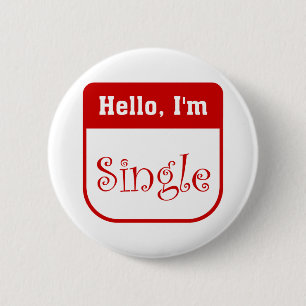 Hallo, bin ich Singleknopf Button