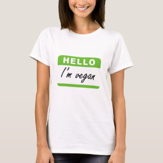 Hallo bin ich vegan T-Shirt