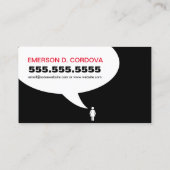 Hallo, bin ich, wonach du suchst?Visitenkarten Visitenkarte (Rückseite)