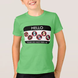 Hallo bin ich zum kundenspezifischen kleinkind t-shirt