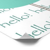 Hallo Bird Poster (Ecke)