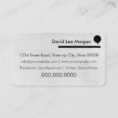 Hallo / Blase Chat Visitenkarte (Rückseite)