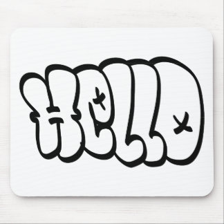 HALLO BLASEN-GRAFFITI MOUSEPAD