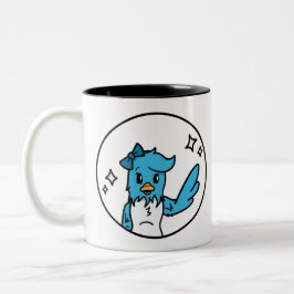 Hallo Bluebird Zweifarbige Tasse