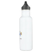 Hallo Bluebirts Wasserflasche - weiß Edelstahlflasche (Rechts)