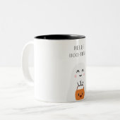 Hallo BOO-TIFUL Zweifarbige Tasse (Vorderseite Links)