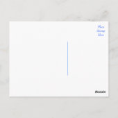 Hallo Border Collie Puppy Dog Grußkarte Postkarte (Rückseite)