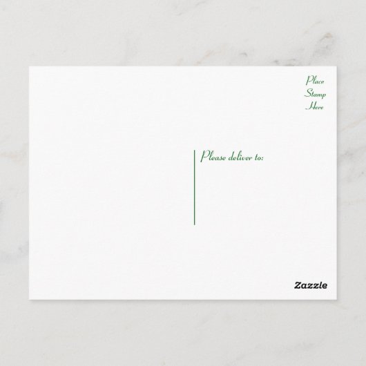 Hallo Boston Terrier Puppy Dog Denken Sie an Sie Postkarte (Rückseite)