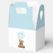 Hallo Boy Balloon Teddy Bear Boy Baby Dusche Geschenkschachtel (Geöffnet)