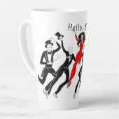 Hallo, Boys Latte Tasse (Linke Ecke)