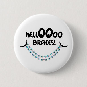 Hallo Braces Blue Button