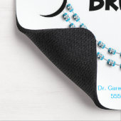 Hallo Braces Blue Orthodontist Patientengeschenk C Mousepad (Ecke)