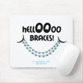 Hallo Braces Blue Orthodontist Patientengeschenk C Mousepad (Mit Mouse)