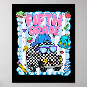 Hallo Buslehrer der fünften Klasse Schüler Zurück Poster