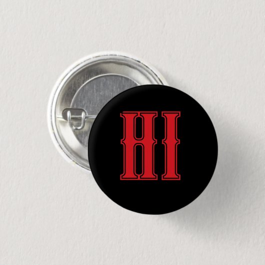 HALLO BUTTON (Vorne & Hinten)