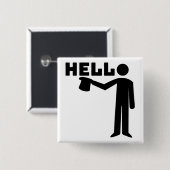 Hallo Button (Vorne & Hinten)