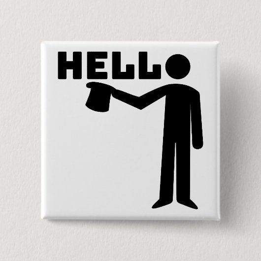 Hallo Button (Vorderseite)