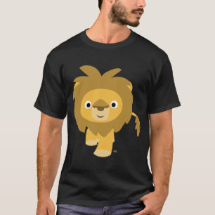 Hallo!! Cartoon-Löwe-T - Shirt