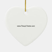 Hallo Chickadees Keramik Ornament (Hinten)