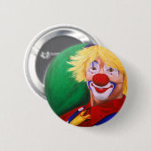 Hallo Clown Button (Vorne & Hinten)