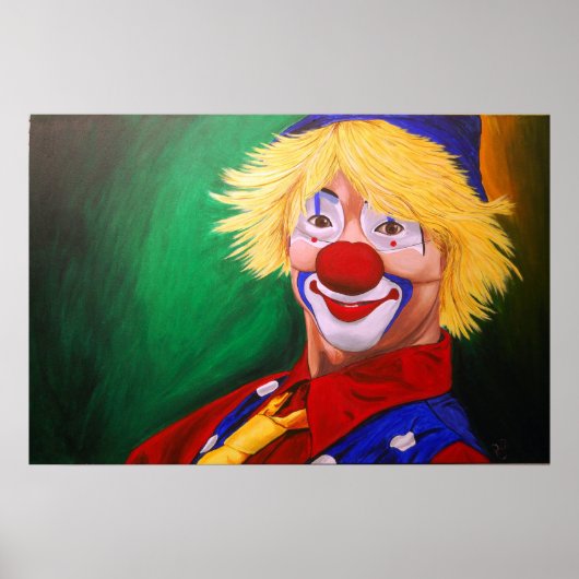 Hallo Clown Poster (Vorne)