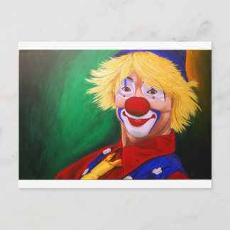 Hallo Clown Postkarte