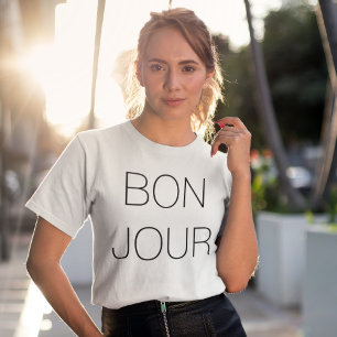 Hallo Coole Minimale Typografie T-Shirt