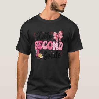 Hallo Coq für den ersten Schultag der zweiten Klas T-Shirt