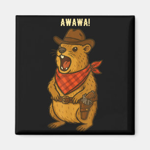 Hallo Cowboy Rock Klippschliefer Awawa Western Lus Magnet