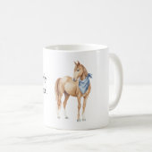 Hallo Cowgirl Pferd Kaffeetasse (VorderseiteRechts)