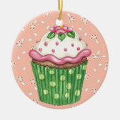 Hallo Cupcake ! Keramik Ornament (Vorne)