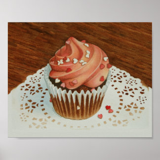 Hallo Cupcake Poster