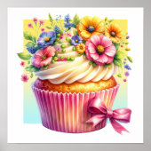 Hallo Cupcake Poster (Vorne)