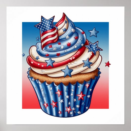 Hallo Cupcake Poster (Vorne)