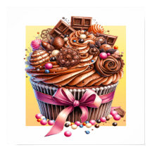 Hallo Cupcake Poster