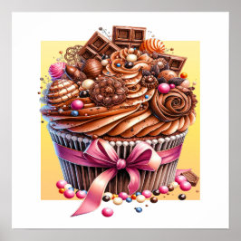 Hallo Cupcake Poster
