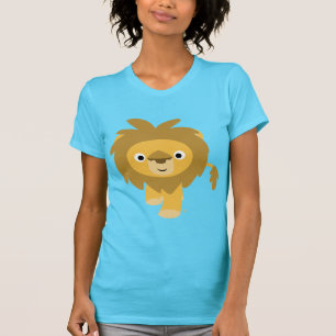 Hallo!! Cute Cartoon Löwe Frauen T-Shirt