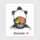 Hallo da Bear - Aufkleber (Blatt)