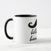 Hallo da gibt es schöne lustige Kaffee-Tasse-Desig Tasse (Links)