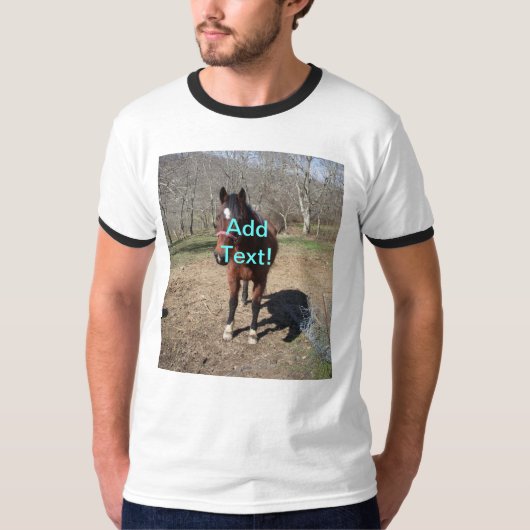 Hallo Da Horsey T-Shirt (Vorderseite)