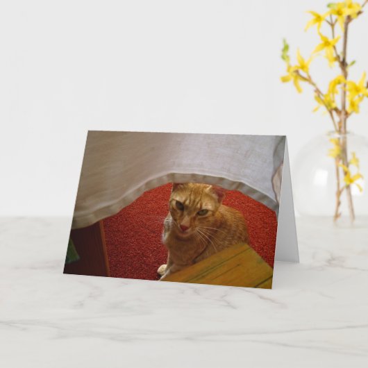 Hallo da karte (Gelbe Blume)