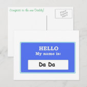 Hallo Da Postkarte (Vorne/Hinten)