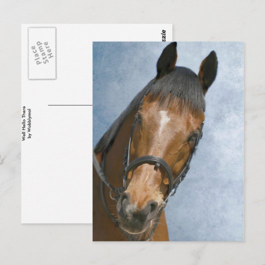 Hallo da postkarte (Vorne/Hinten)