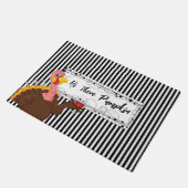 Hallo Da Pumpkin Doormat Fußmatte (Schrägansicht)
